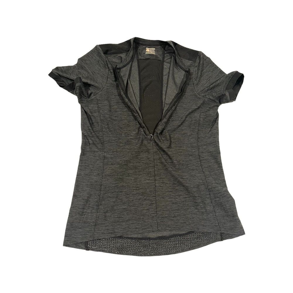 Bontrager Women's Jersey Gray‎ Cap Sleeve Pockets Size Large - Picture 7 of 15